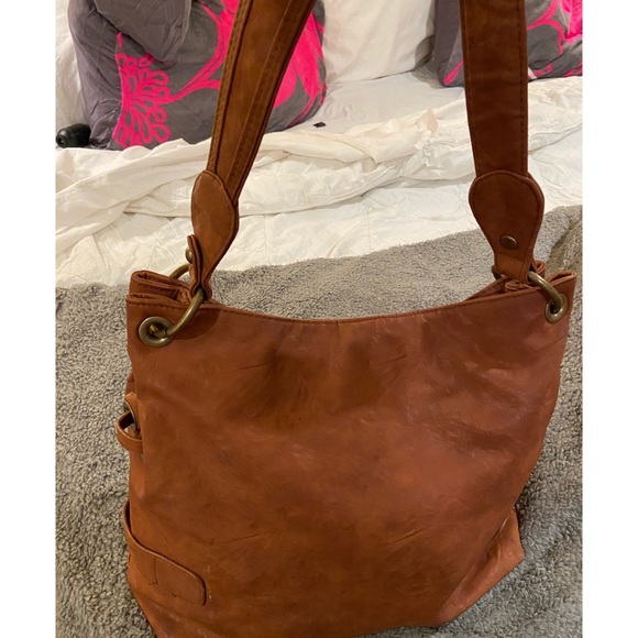 Brown leather purse - Picture 3 of 6